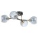 Brianna chandelier 4he27 40W black and gold 56x40x27 cm Bayerlux