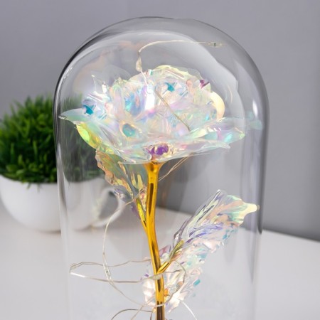 Nightlight "Romance" LED from batteries 3haaa 11x11x21.5 cm Risalux-4