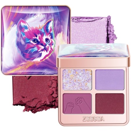 Eye Eye Zezea Tipsy Kitty Eyeshadow Quad, Tone 04, 3.5 g