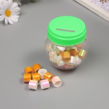 Adhesive tape plastic in the bank 
