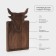 Wild Kitchen -Bull Board Board, 34.5 × 21.5 × 2.5 cm, Dark Book