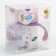 Children's chipper with silicone tube "Koala", 250 ml., With handles, purple color