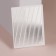 Nail stickers "strips", metallized, silver color