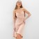 Women's dress mini minku: casual collection color peach, pr 44