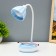 Linei table lamp LED 2W USB AKB Blue 10.5x10.5x37 cm Risalux