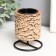 Climber wood, metal for 1 candle "Police" 8x7x7 cm, mix
