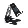 Phone stand, tilt regulator, wire connector, metal, black