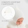 Knitted Knitty Children's Minaku, white color, height 74-80 cm