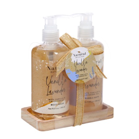 Gift set of Natural Botanique: shower gel 290 ml, bathroom foam 290 ml-1