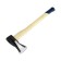 Calun forged tundra, round iron wedge, hikori ax (hazel) 70 cm, 2 kg