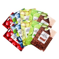 A set of face masks with aromas, 10 pcs