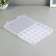 Casket Plastic for trifles "rectangular" 24 compartments 2.3x19.5x13.4 cm