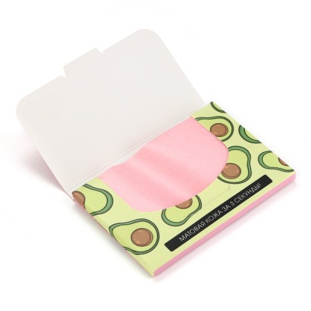 Mating facial napkins "Avocado Pati", 50 pcs, Beauty Fox-2