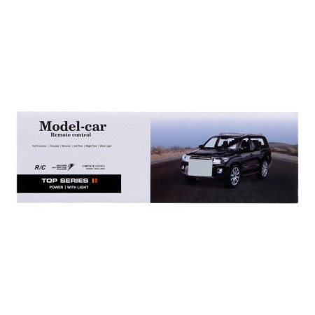 Radio -controlled jeep "Cruiser", 1:16, light, works from batteries, black color-5