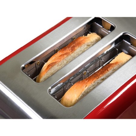 Toster Oursson TO2120/RD, 930 W, defrosting/heating, 7 modes, red-3