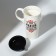 New Year. New Year's ceramic mug with the “Miracles” lid, 550 ml, white color