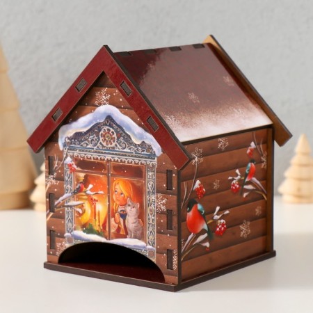 Tea house "Miracles in the window" 10.5x9.5x12 cm