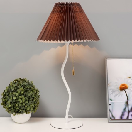 Laut's table lamp 1HE27 15W color: white, brown-1