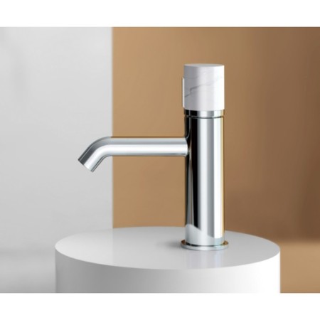 Bronze de Luxe Focus 24601cm sink mixer, pour 120 mm, brass, chrome/marble-7