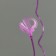 Set "wave", wand+holder+stand, set of 5 pcs., Violet