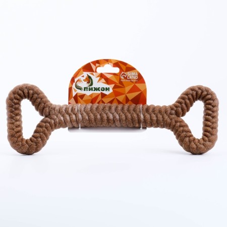 Dog toy "Big Bone", TPR+Bamboo, Massage, 32 x 11-4