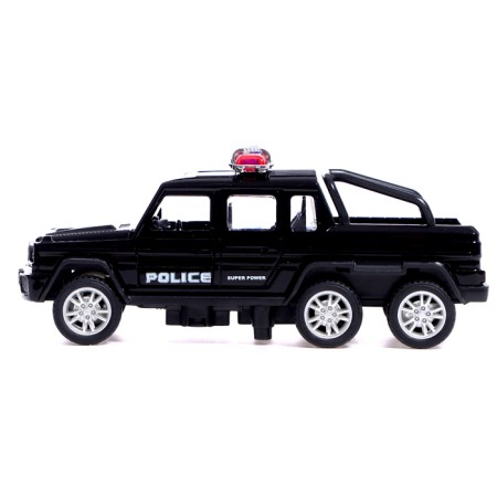 Metal machine "Special services. Jeep ", 1:32, inertia, black color-1