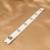 Corset-stainer, 30 cm, white/silver color