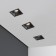 Builtrous lamp Elektrostandard, Punto, 90x90x43 mm, GU10, black color