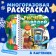 Coloring book "Draw Water. New Year", Blue Tractor