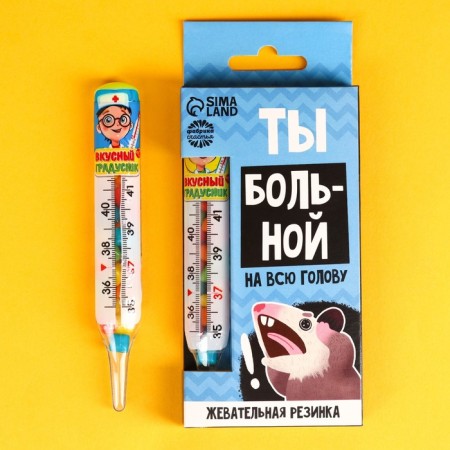 Chewing gum in the thermometer "Patient for the whole head", 7 g.-1