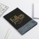 Notebook with black sheets 15 sheets Follow Your Heart, 21 x 14 cm