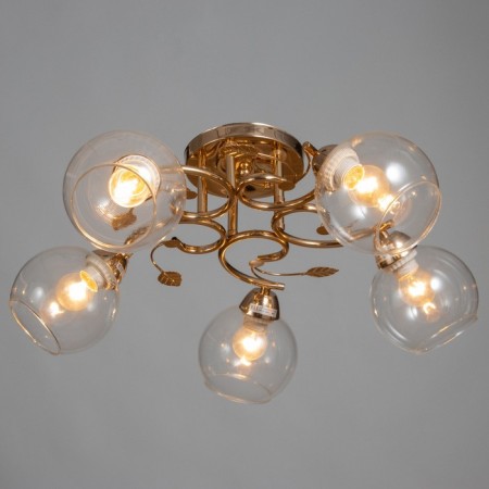 Aleste chandelier 5x60W E27 gold 58x58x23cm-1