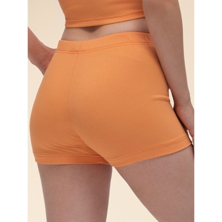 Women's shorts, size 42, orange color-2