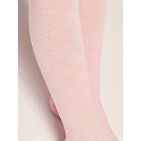 Pantyhose Baby thin cotton conte kids, height 104-110 cm, light pink color-1