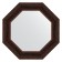 Mirror in the baguette frame, dark Provence 99 mm, 69.2x69.2 cm
