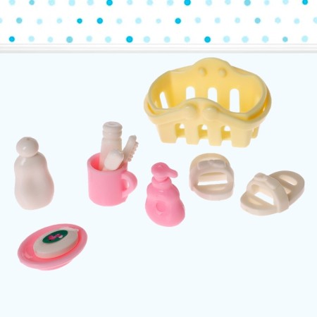 Game set of furniture for dolls "Family Manor: Bathroom"-6