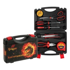 A set of tools in the case of New Year's Case, in gift packaging, 7 items