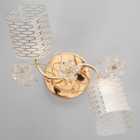 Henri chandelier 2x60W E27 Gold 43x25x23cm Ritter-3