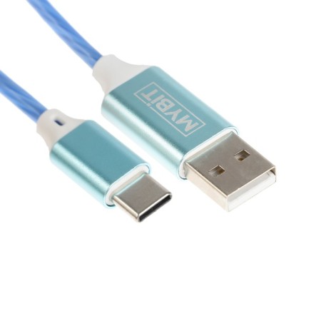Mybit, Type -C - USB, dynamic LED backlight, 2 A, 1 m, only charging-1