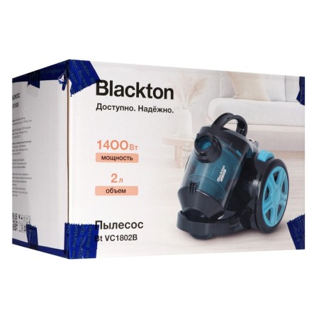 Blackton BT VC1802B vacuum cleaner, 1400/350 W, 2 l, gray-blue-8