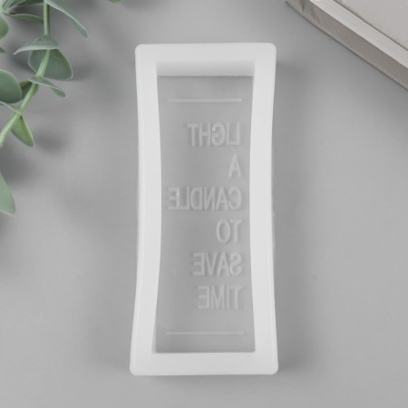 Mold silicone for a candle "light a candle" 4.2x9.5 cm-1