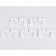 Corner L for LED tape 5050 12/24V (6 contact) GS6801, 10 pcs