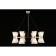 Suspended chandelier Elinor E14 640W