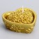 Candle "Heart" 9x4.5cm, gold