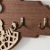 Decorative tree hooks "Big Key" 33x2.3x15 cm