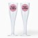 A set of plastic glasses for champagne "Happy Birthday", Party, 150 ml