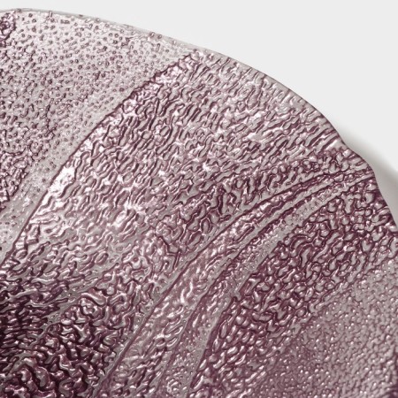 Glass of glass soup "Drachna", d = 21 cm, burgundy color-4