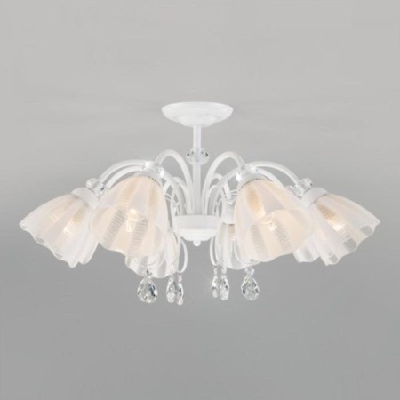 Floranse chandelier, 8x60W E27, white color-1