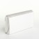 Female bag on a magnet, white color