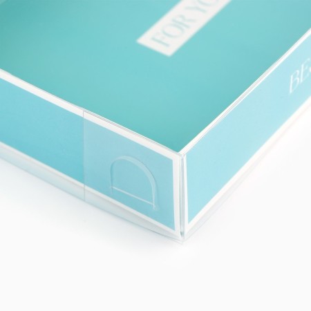 Confectionery packaging, Makarun with PVC lid, Best Wishes, 17 x 12 x 3 cm-3
